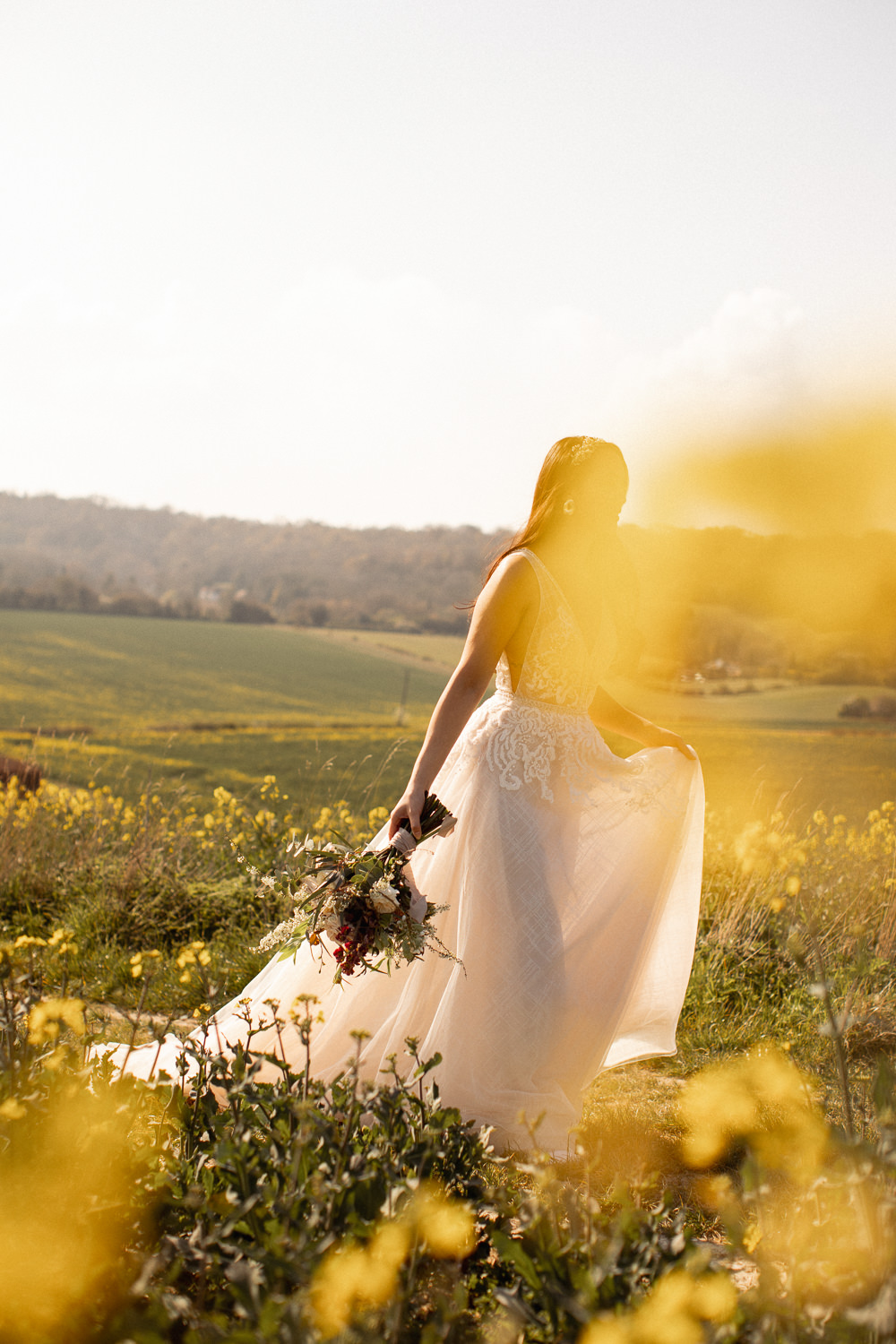 Natural Outdoor Wedding Lottie Topping