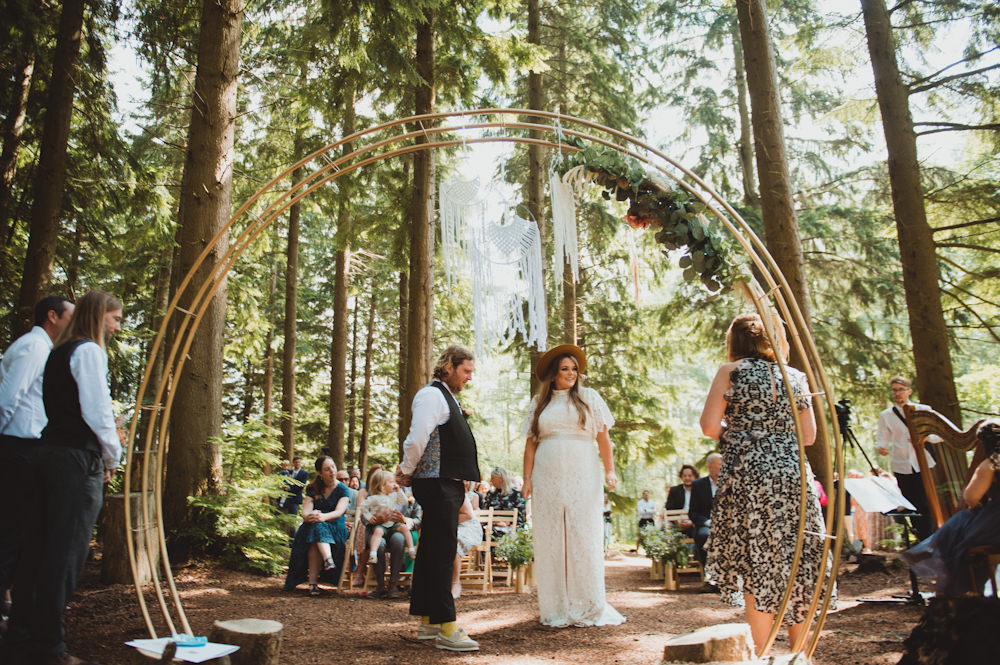 Woodland Ceremony New Forest Wedding Sasha Weddings