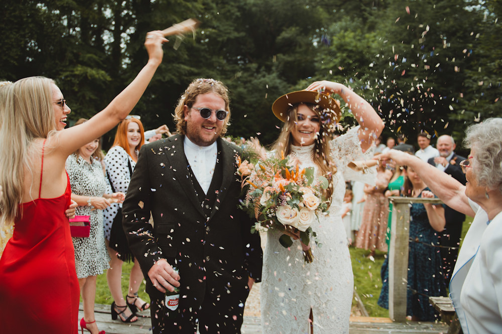 Confetti Throw New Forest Wedding Sasha Weddings