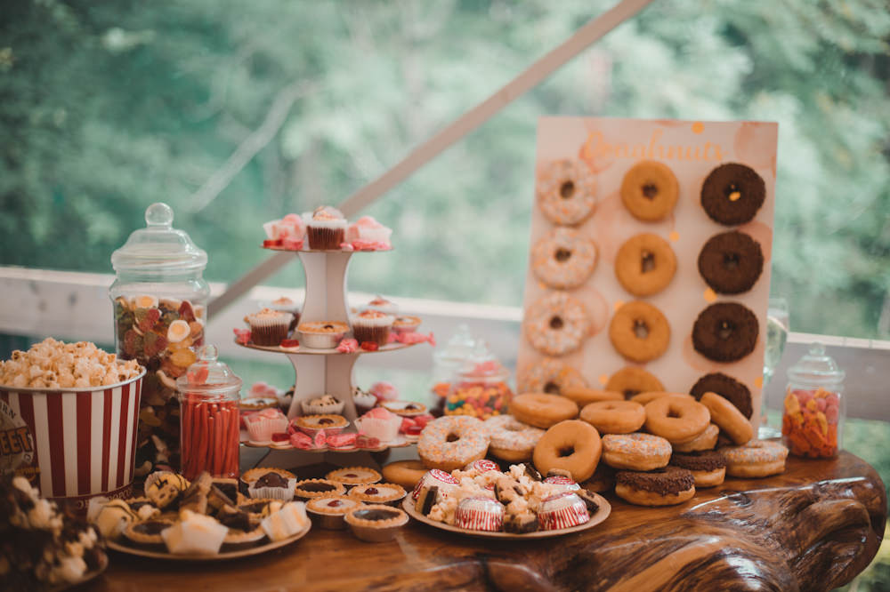 Cake Dessert Table New Forest Wedding Sasha Weddings