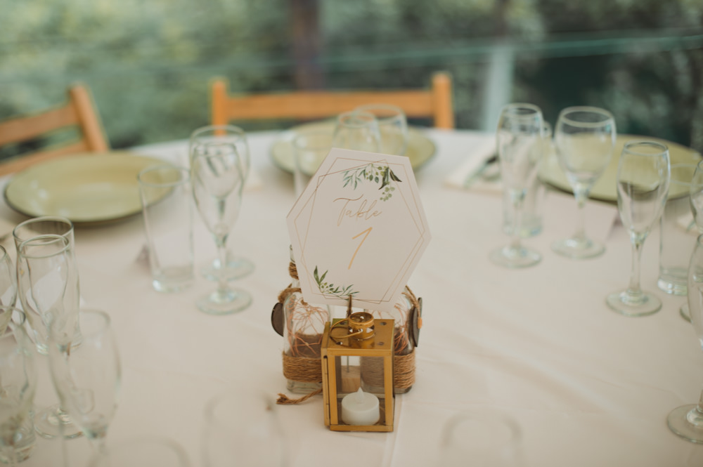 Centrepiece Decor Table Name New Forest Wedding Sasha Weddings