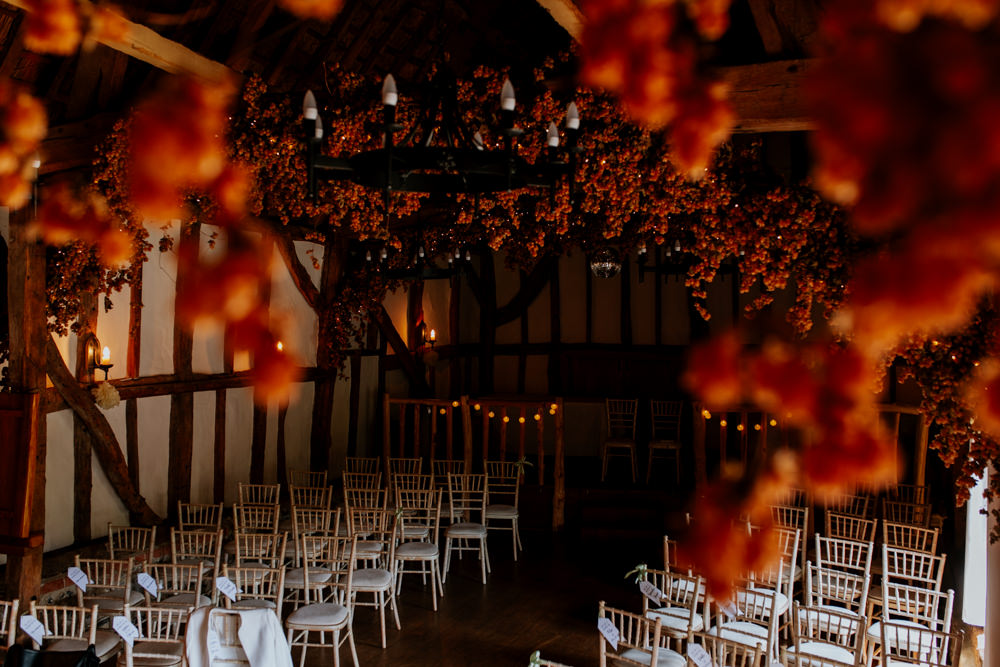 Barn Hops Decor Oxfordshire Pub Wedding PhotoBart
