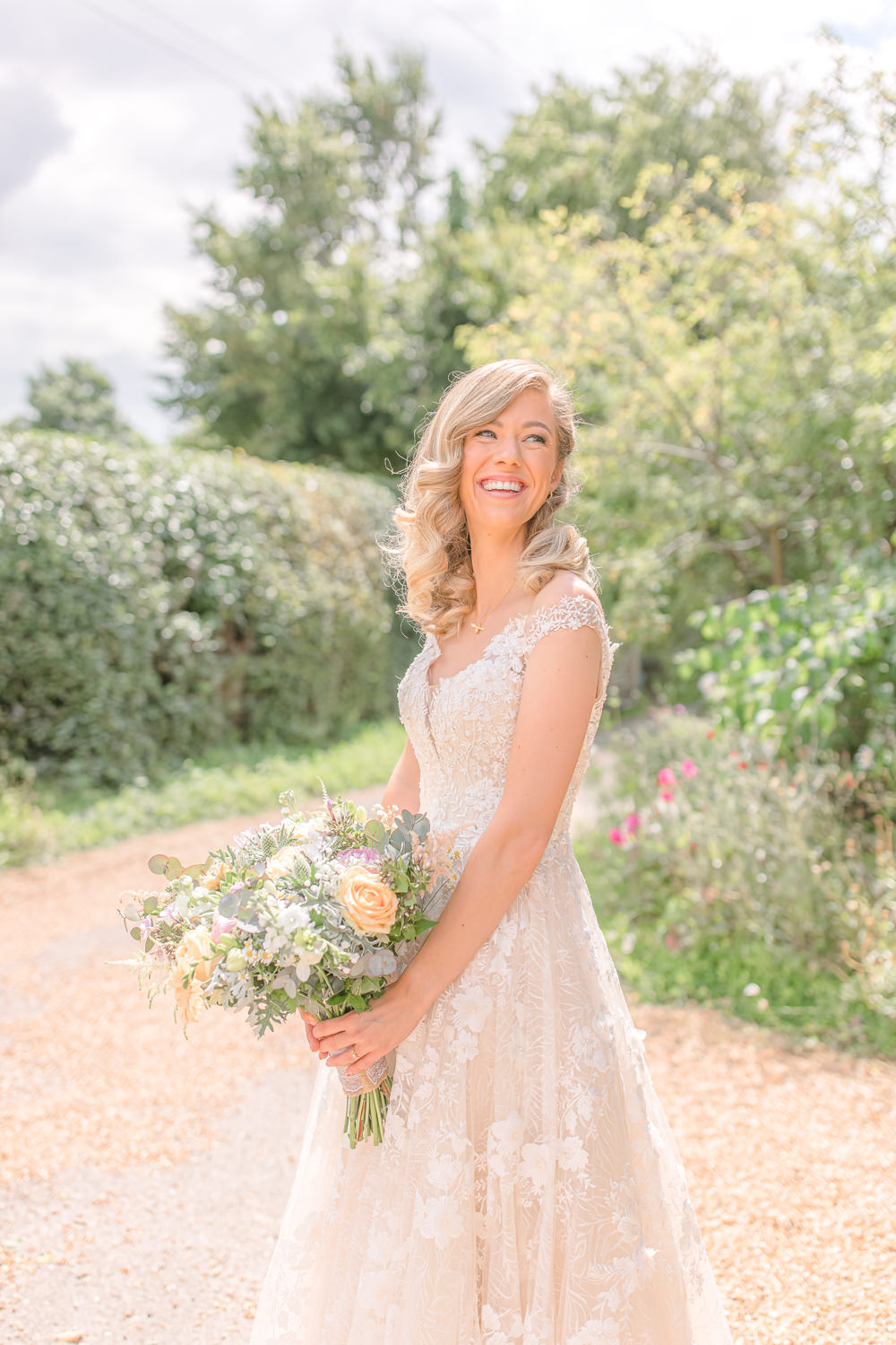 Dress Gown Bride Bridal Lace Train Off Shoulder Paper Mill Wedding Jasmine Skye Photography