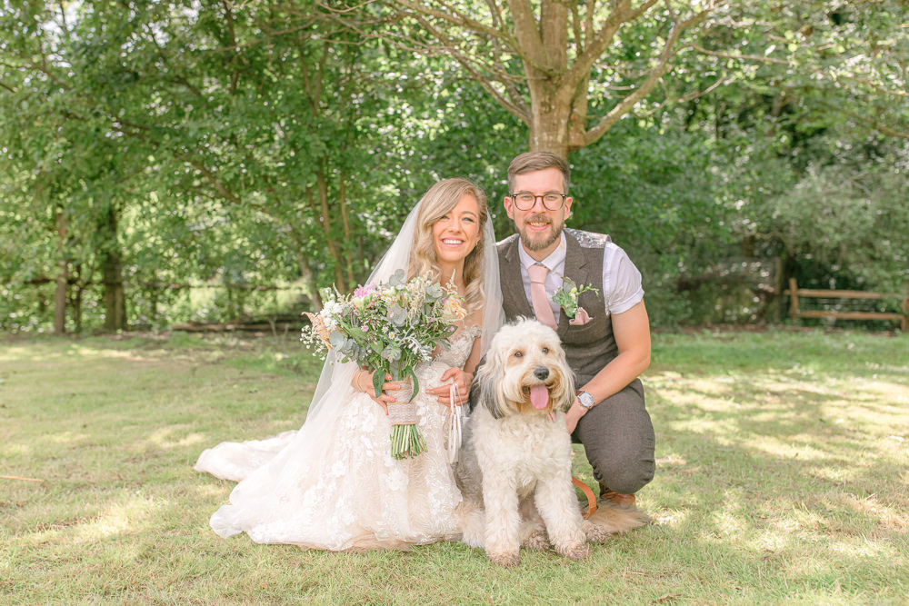 Pet Dog Paper Mill Wedding Jasmine Skye Photography