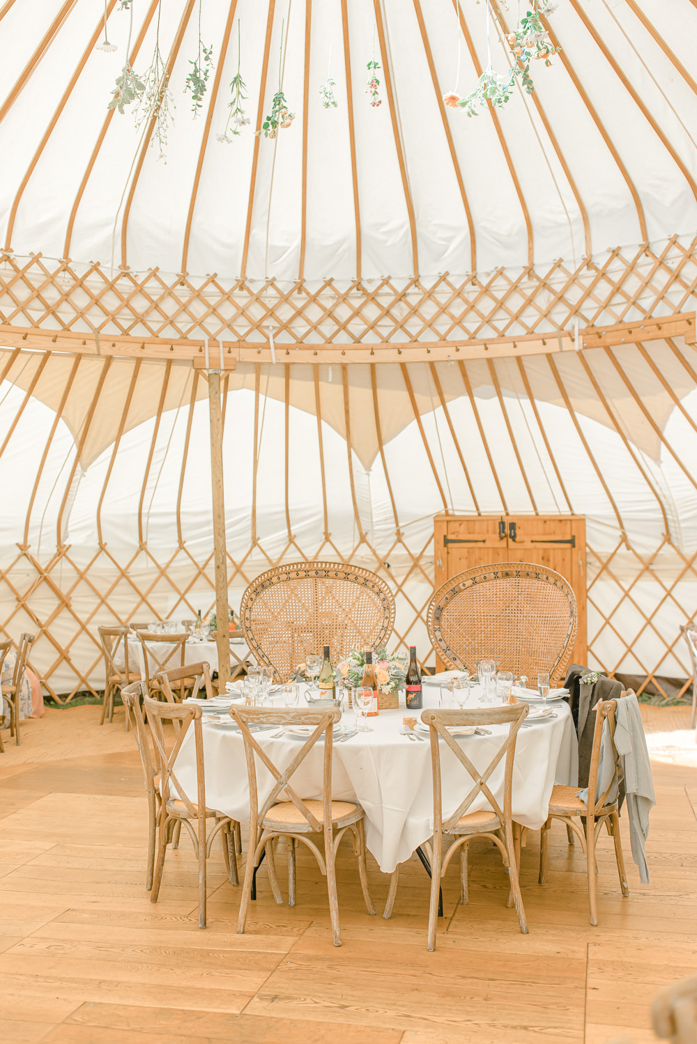 Yurt Reception Decor Paper Mill Wedding Jasmine Skye Photography
