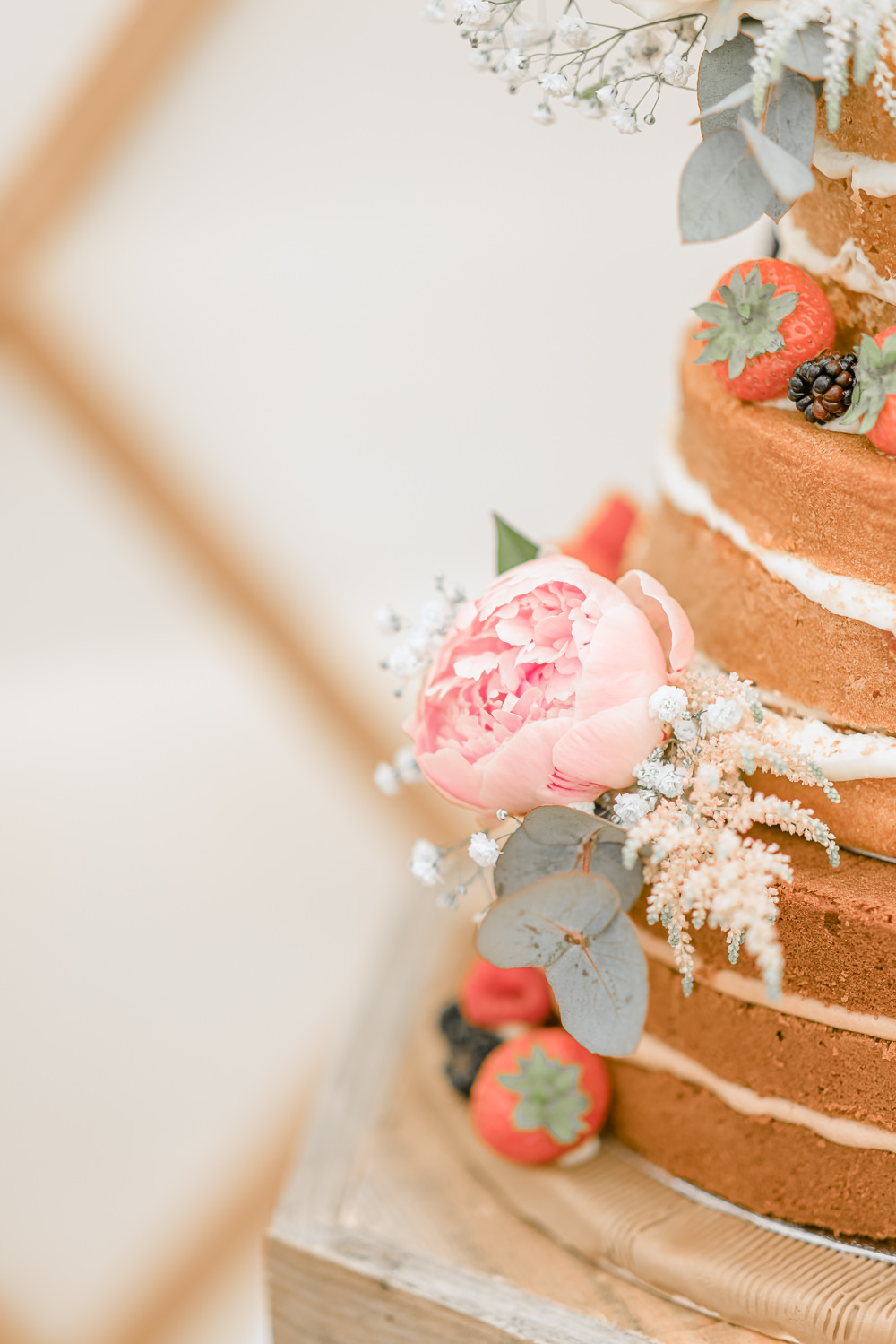 Naked Cake Flowers Paper Mill Wedding Jasmine Skye Photography