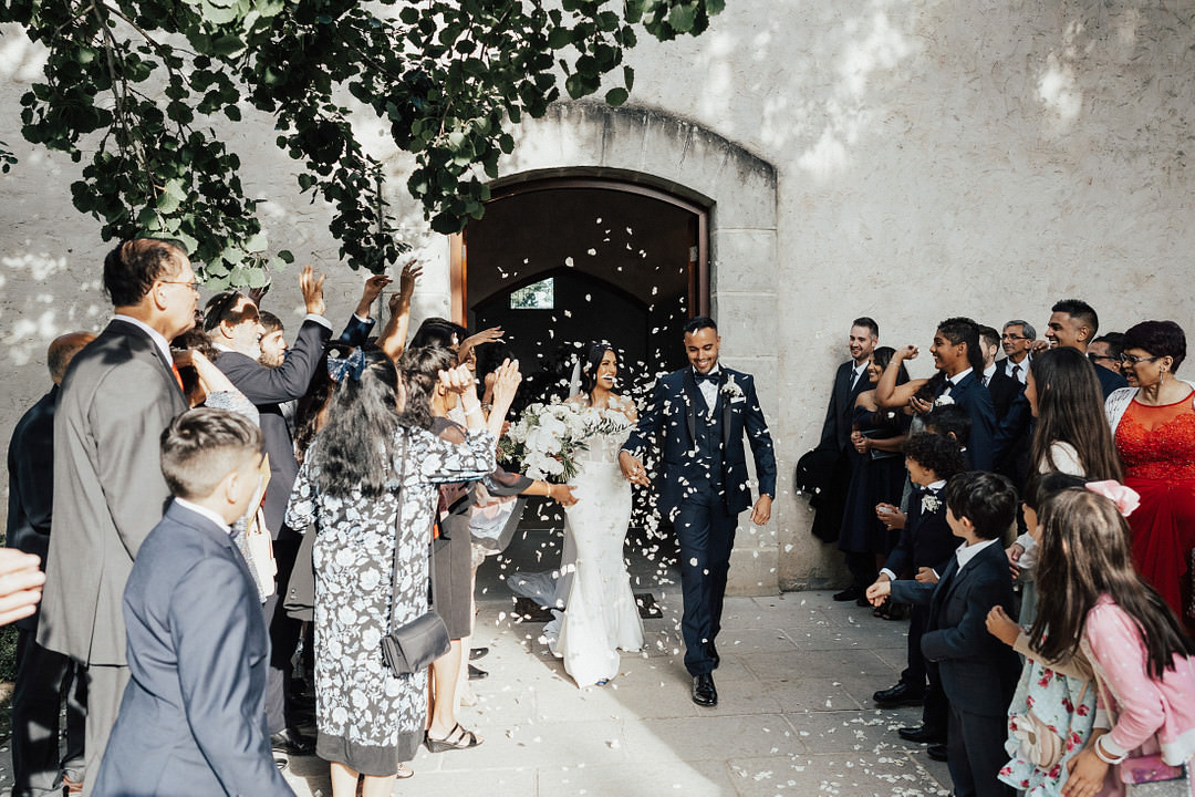 Confetti Throw Stones of the Yarra Valley Wedding Rick Liston Photography