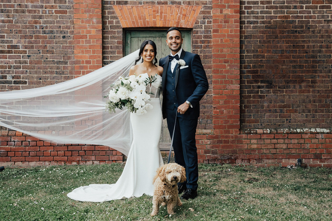 Dog Pet Stones of the Yarra Valley Wedding Rick Liston Photography