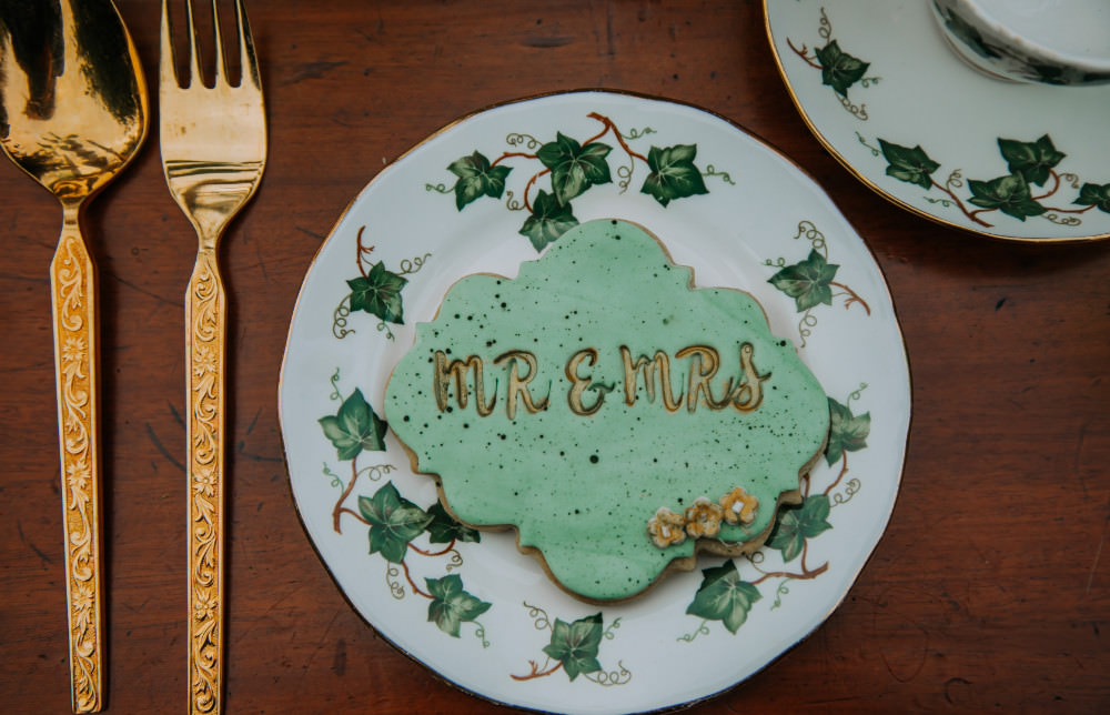 Biscuit Cookie Favour Tea Party Wedding Charly Mae Photography