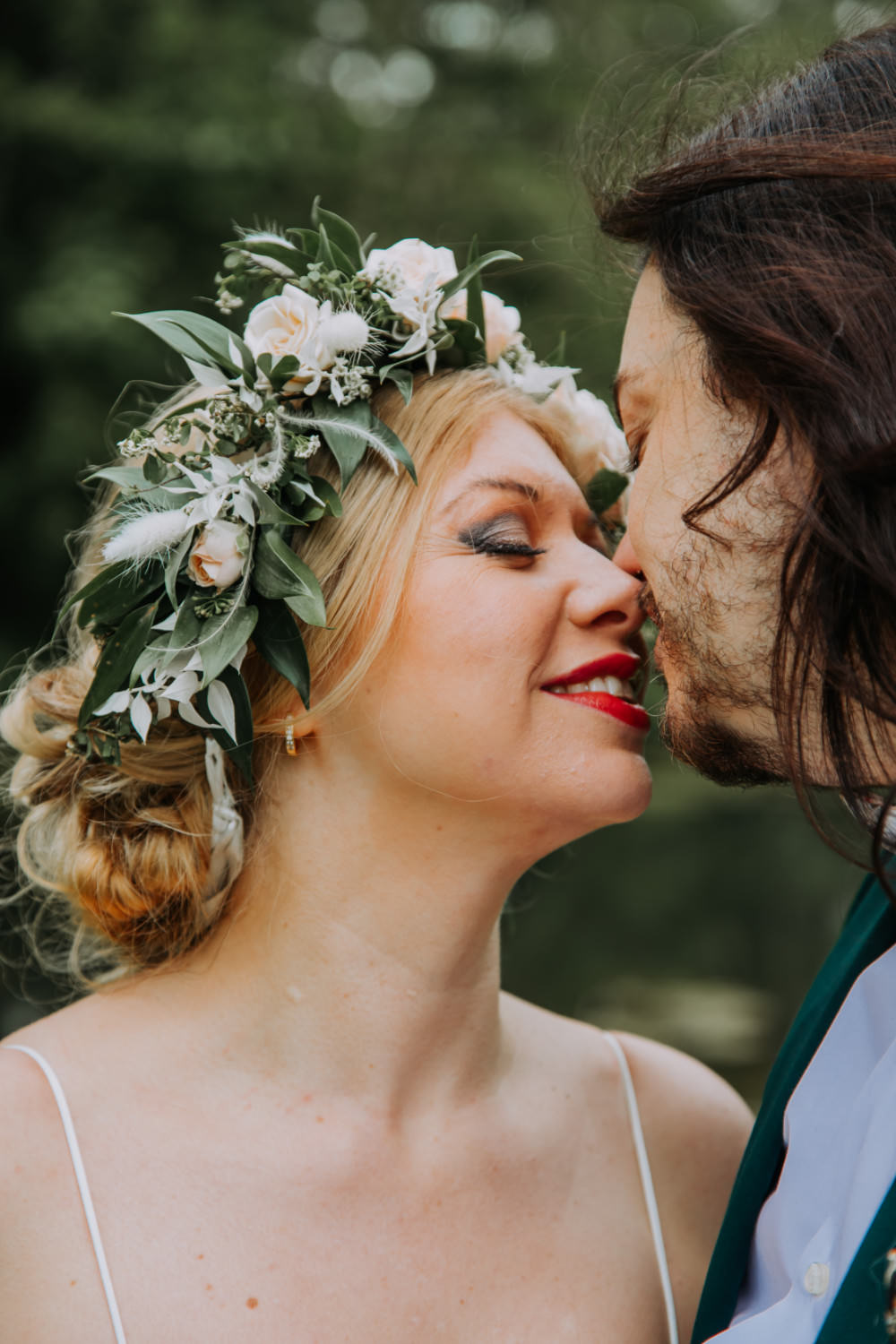 Flower Crown Bride Tea Party Wedding Charly Mae Photography