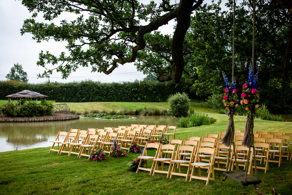 Outdoor Ceremony Flowers Travel Theme Wedding Livvy Hukins Photography