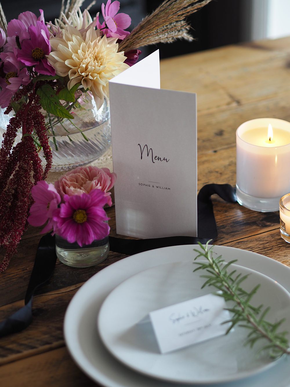 Wedding Table Decor Ideas Stationery