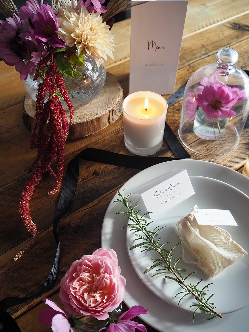 Wedding Table Decor Ideas Stationery