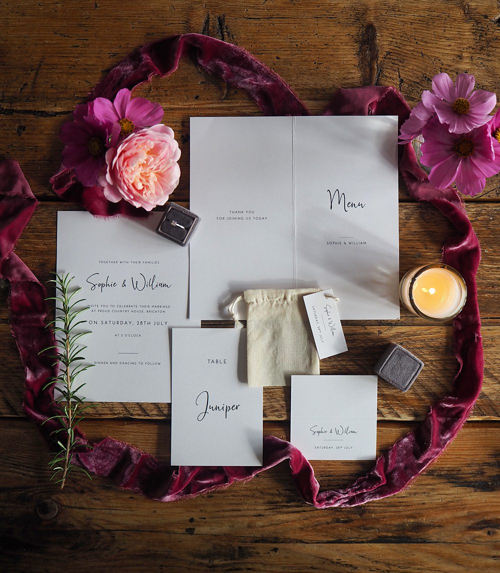 Wedding Table Decor Ideas Stationery