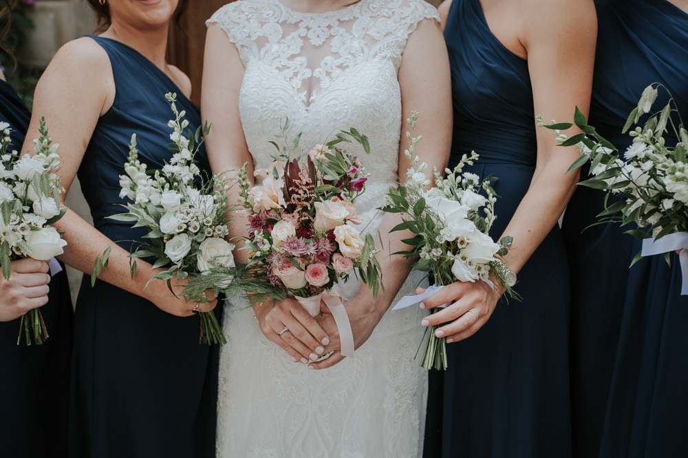 Bouquets Flowers Bride Bridesmaids 10-11 Carlton House Terrace Wedding Grace Pham Photography