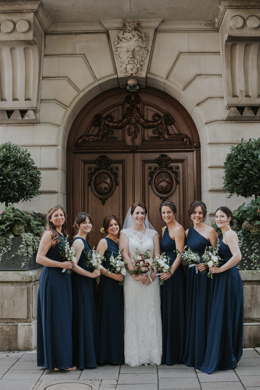 Navy Bridesmaids Dress Dresses Blue Long 10-11 Carlton House Terrace Wedding Grace Pham Photography