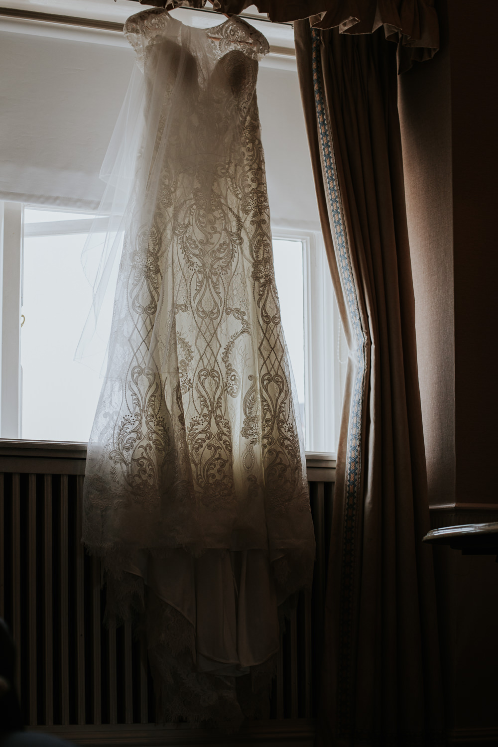 Dress Gown Bride Bridal Lace 10-11 Carlton House Terrace Wedding Grace Pham Photography