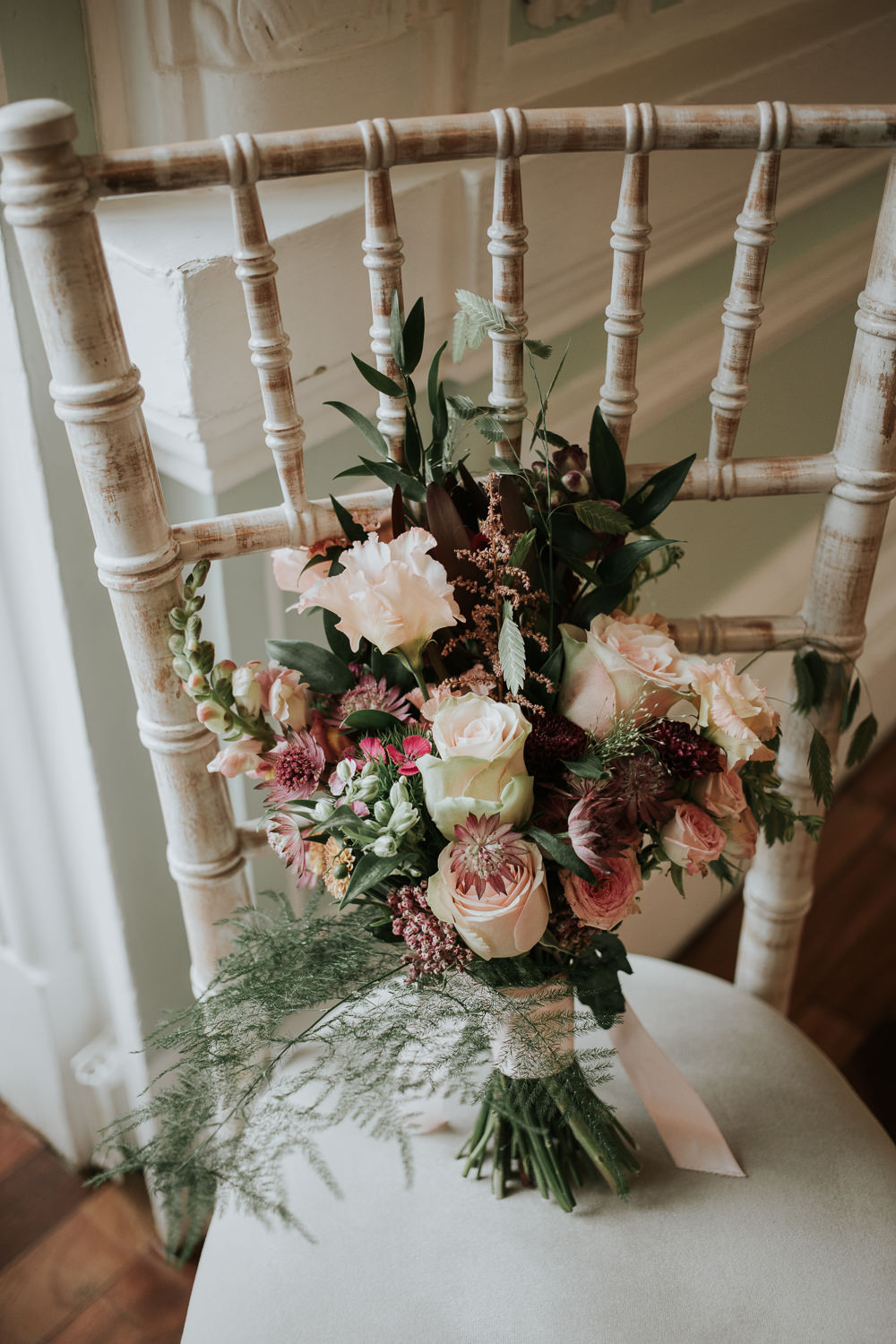 Bouquet Flowers Bride Bridal Pink Rose 10-11 Carlton House Terrace Wedding Grace Pham Photography