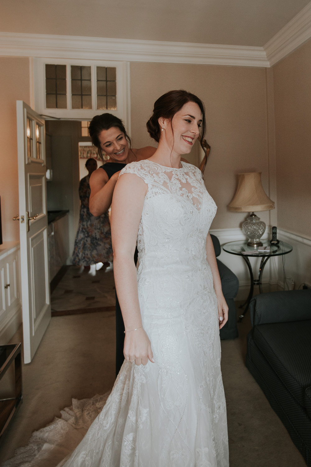 Dress Gown Bride Bridal Lace 10-11 Carlton House Terrace Wedding Grace Pham Photography
