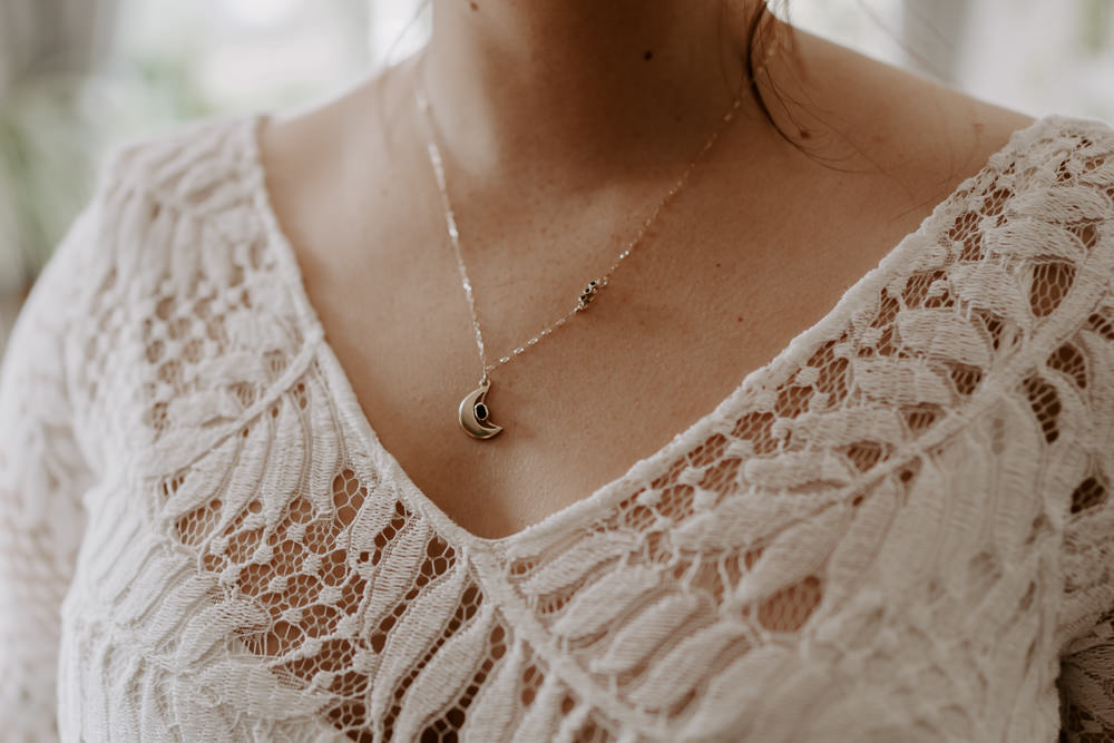 Bride Bridal Necklace Arnot Hill House Wedding Gina Fernandes Photography