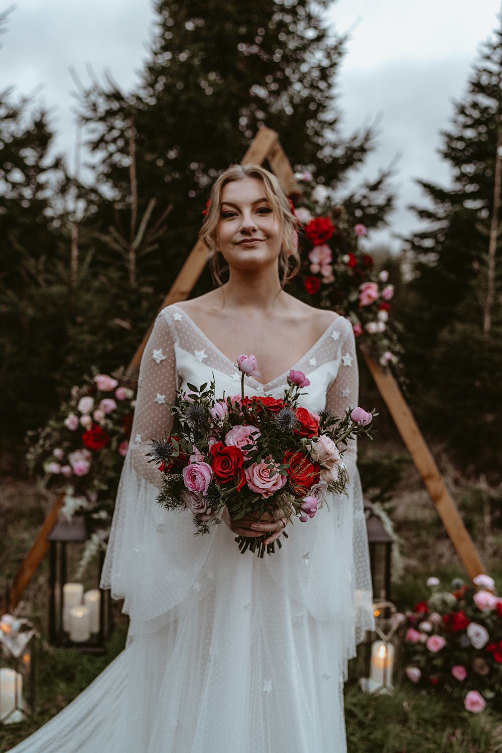 Christmas Tree Farm Wedding Adrianna Piorun Photography
