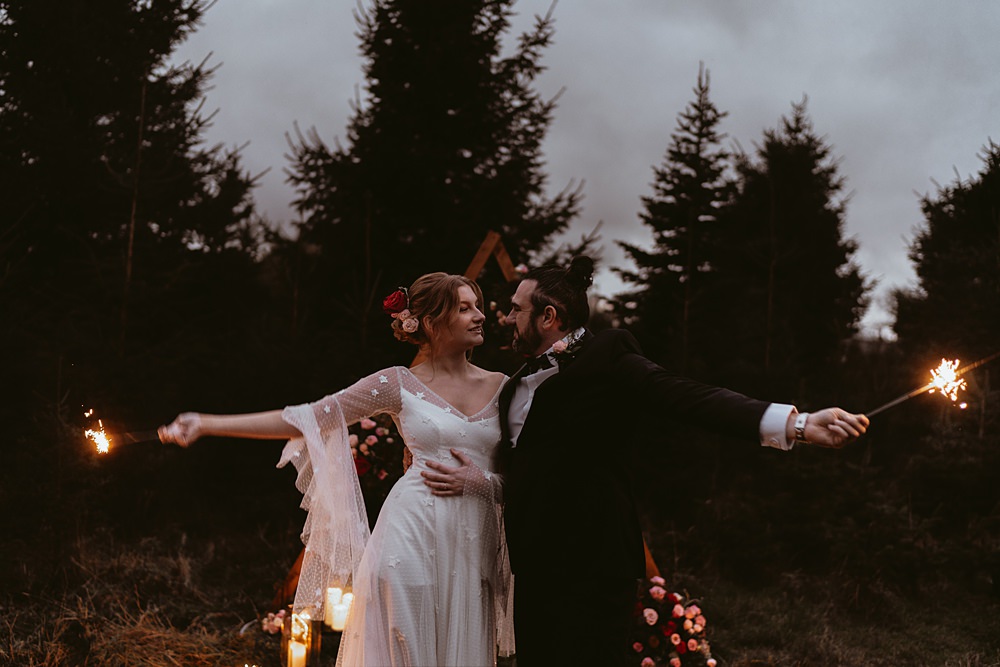 Christmas Tree Farm Wedding Adrianna Piorun Photography