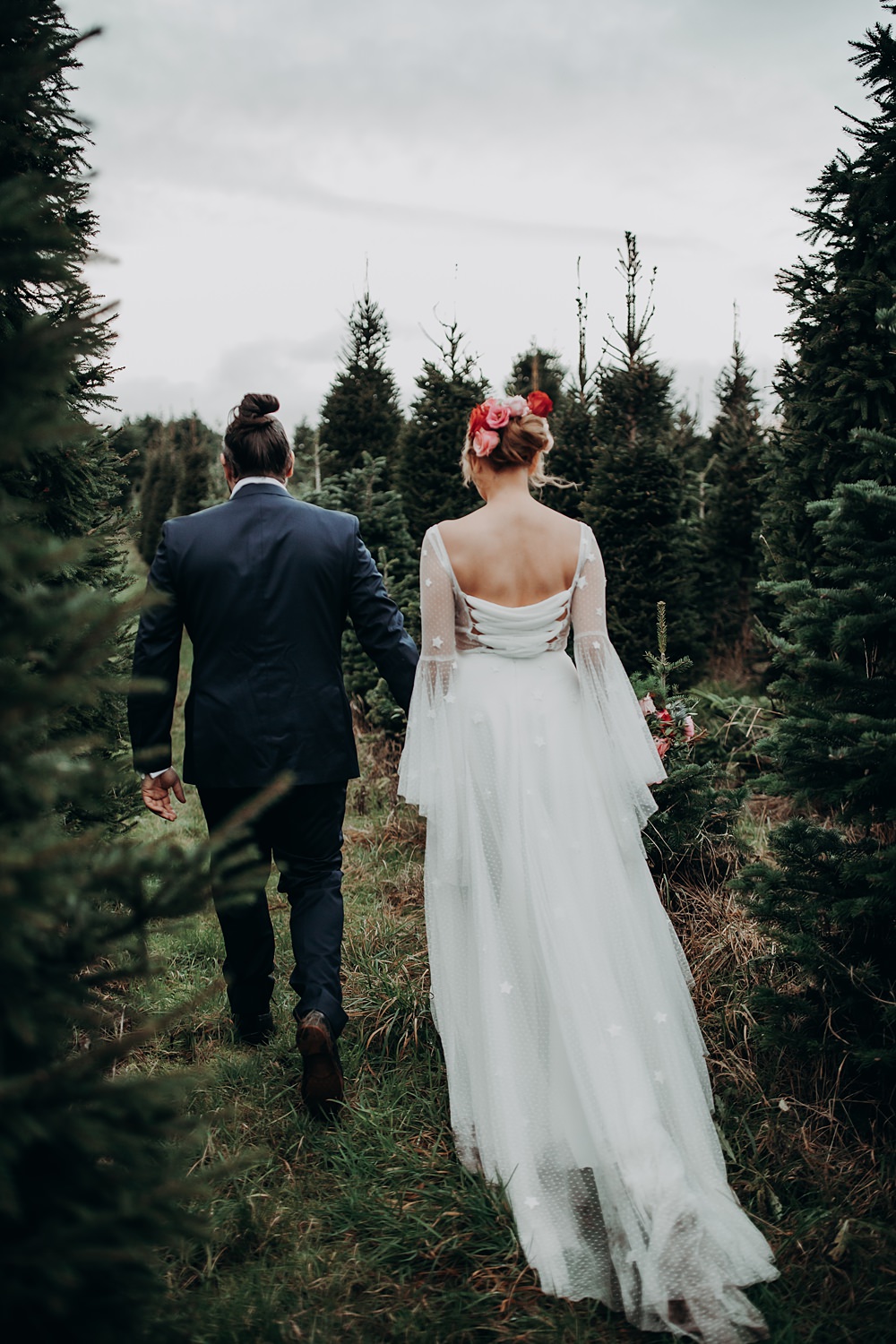 Christmas Tree Farm Wedding Barbara Markiewicz Photography