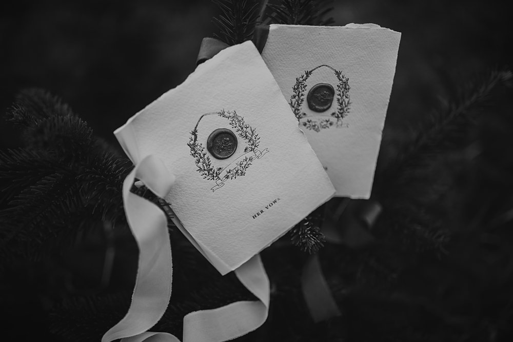 Vow Books Christmas Tree Farm Wedding Barbara Markiewicz Photography