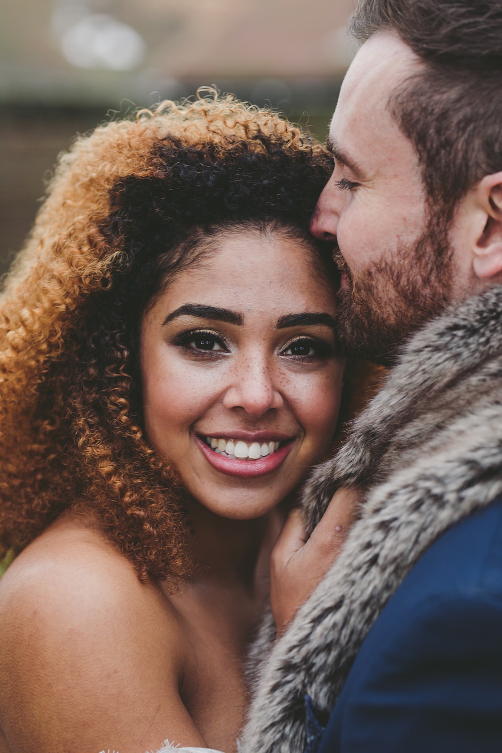 Bride Bridal Make Up Christmas Wedding Ideas Mini and Me Photography