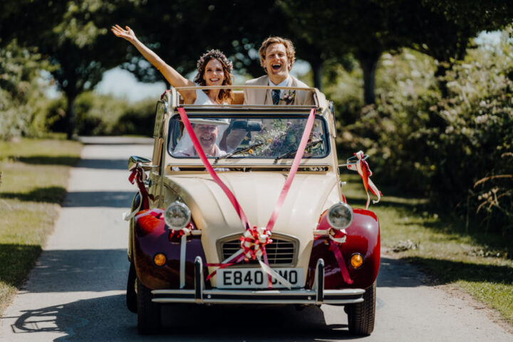 Citreon C2 Car Transport French Wedding Theme Damian Wills