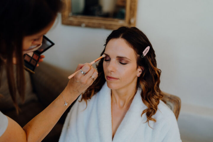 Bride Bridal Make Up French Wedding Theme Damian Wills