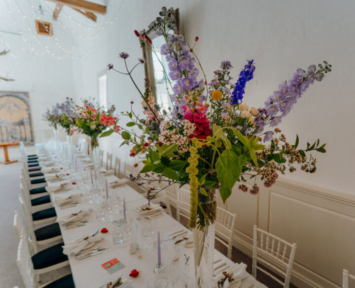 Flowers Decor Pretty Tall Centrepieces French Wedding Theme Damian Wills