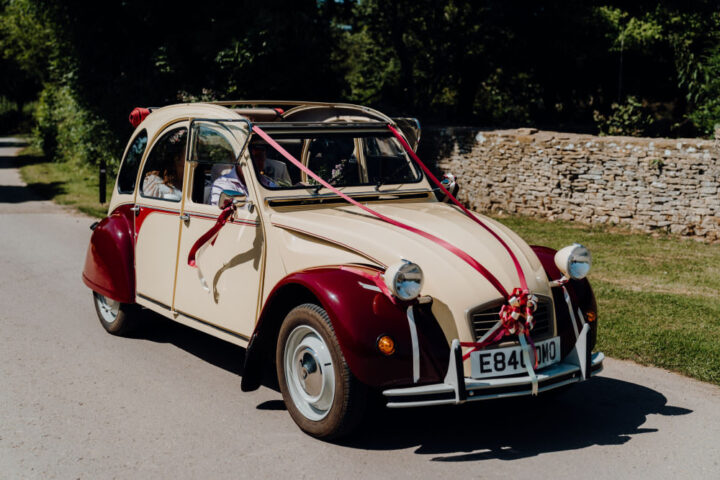 Citreon C2 Car Transport French Wedding Theme Damian Wills