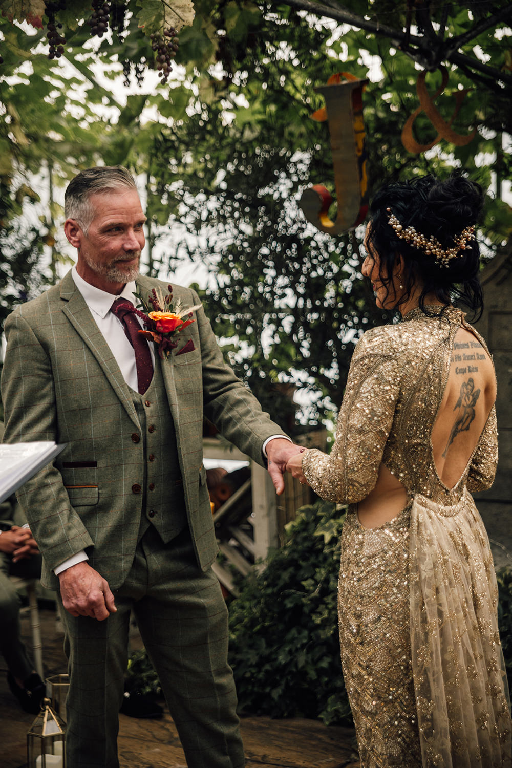 Gold Autumn Wedding Rebecca Love Photo