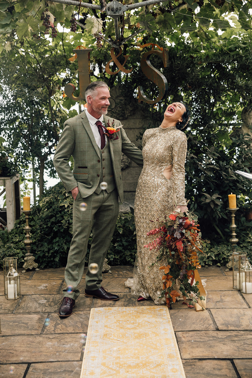 Gold Autumn Wedding Rebecca Love Photo