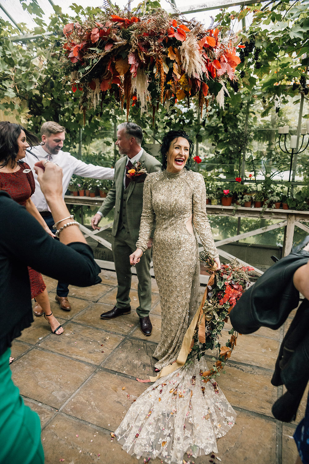 Gold Autumn Wedding Rebecca Love Photo