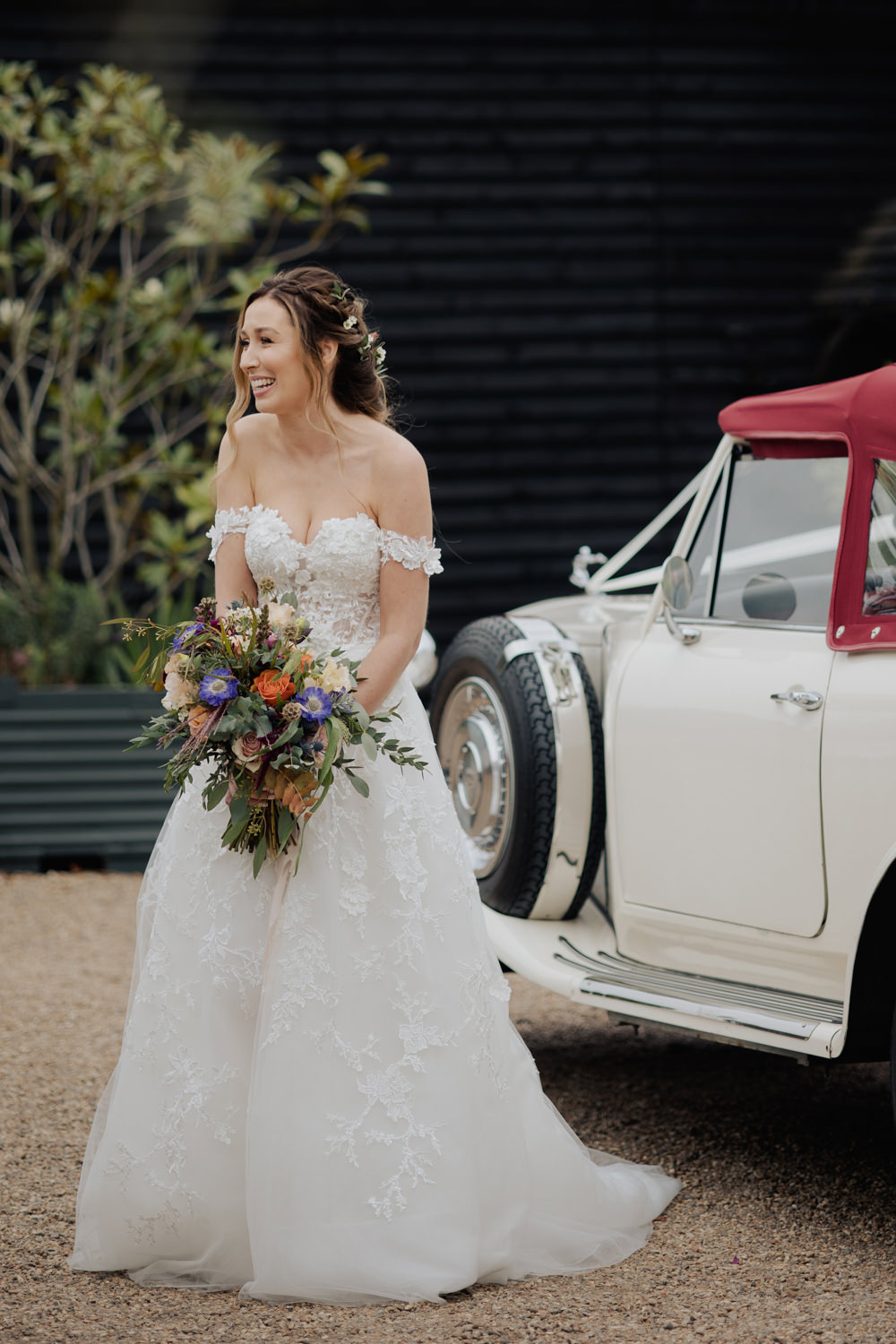 Dress Gown Bride Bridal Lace Off Sleeves Greatest Showman Wedding Kerry Ann Duffy