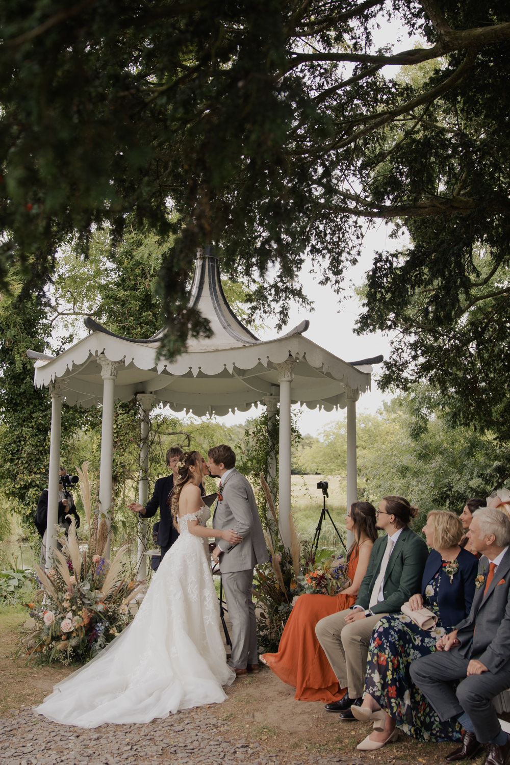 Pagoda Outdoor Ceremony Greatest Showman Wedding Kerry Ann Duffy