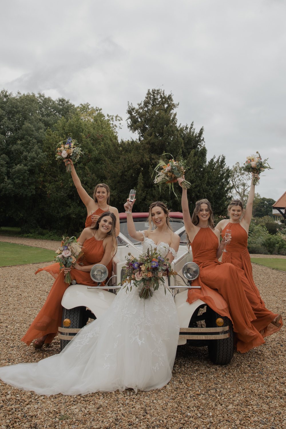 Rust Orange Bridesmaids Dress Dresses Greatest Showman Wedding Kerry Ann Duffy