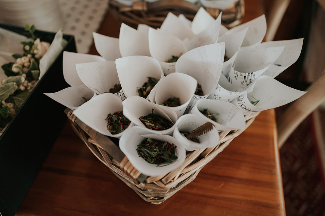 Confetti Cones Rustic New Zealand Wedding PIA Photo Film