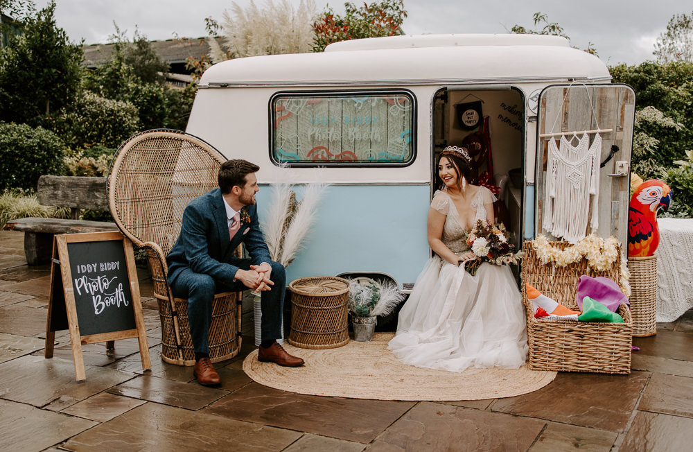 Campervan Photo Booth Terracotta Wedding Ideas Opperhill Photography