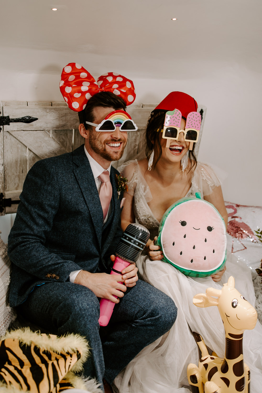 Photo Booth Props Terracotta Wedding Ideas Opperhill Photography