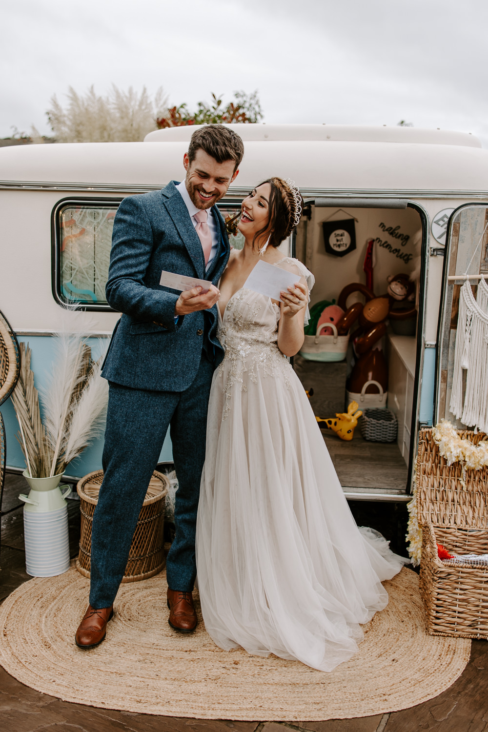 Campervan Photo Booth Terracotta Wedding Ideas Opperhill Photography