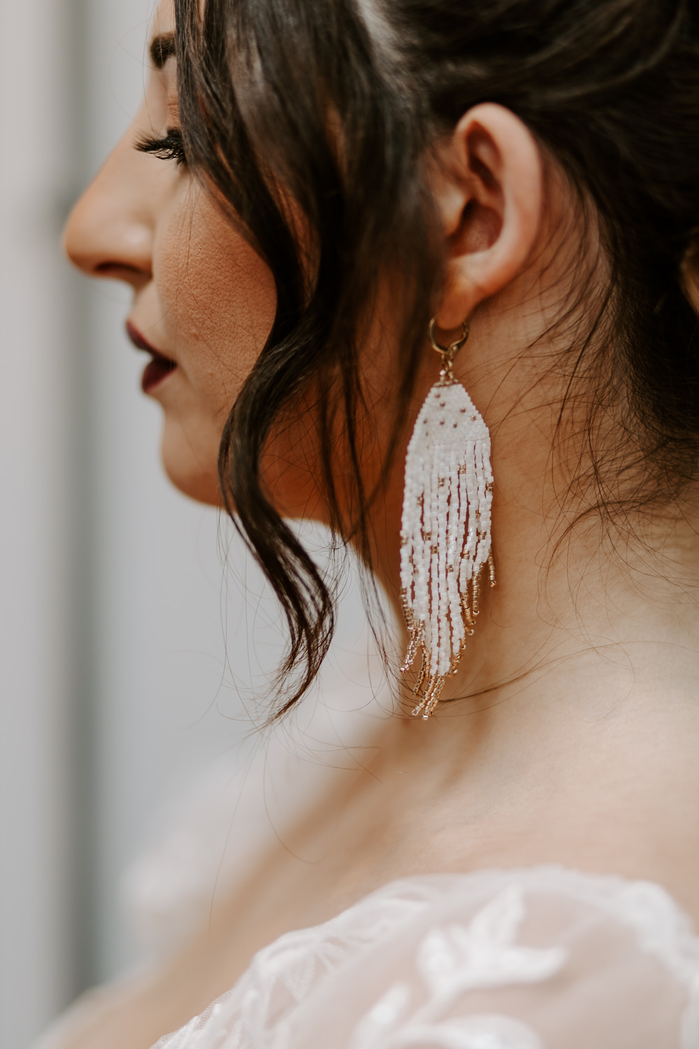 Bride Bridal Earrings Terracotta Wedding Ideas Opperhill Photography