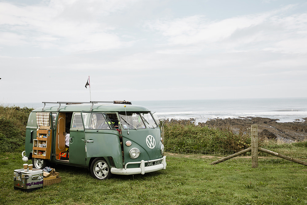 VW Campervan Photo Booth Tiki Wedding AW Wedding Photography
