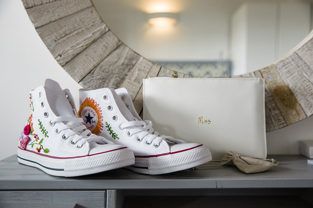 Custom Converse Shoes Tiki Wedding AW Wedding Photography