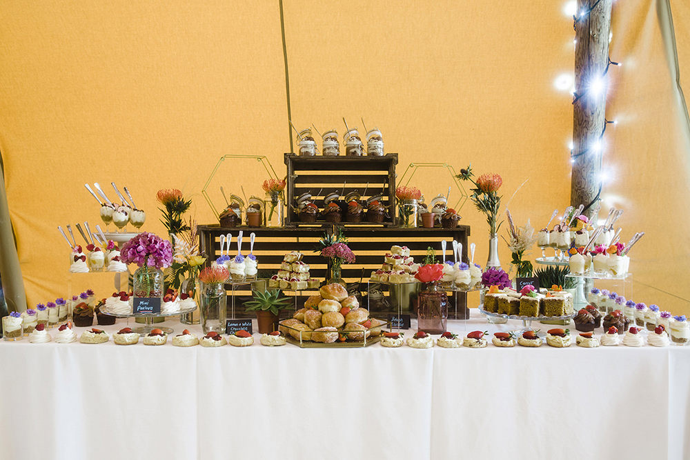 Dessert Table Decor Tiki Wedding AW Wedding Photography