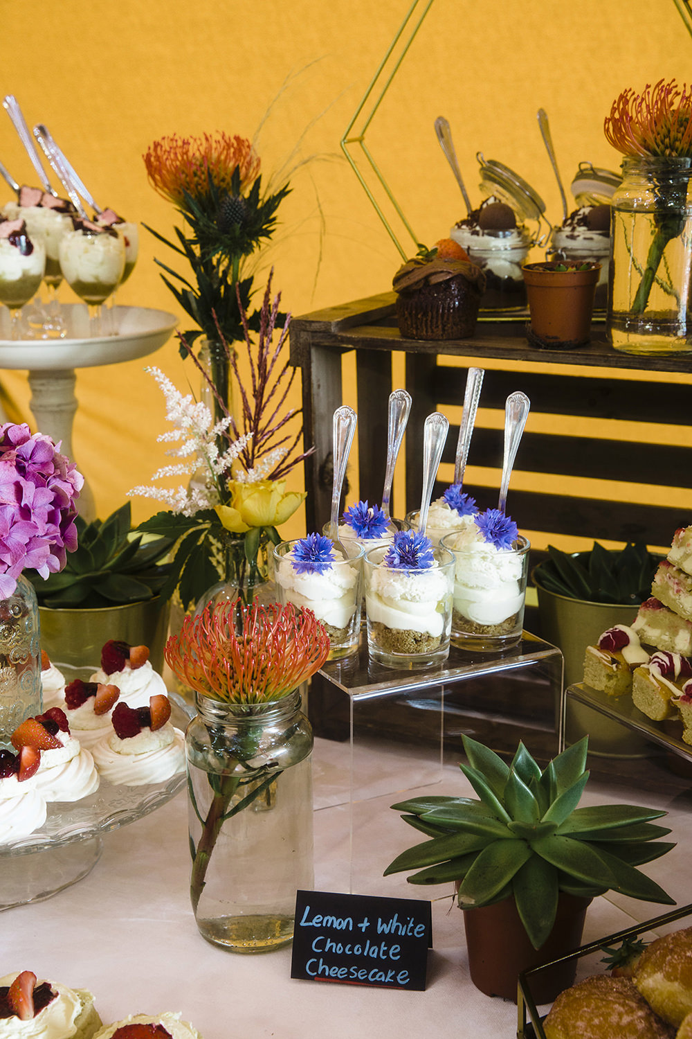 Dessert Table Tiki Wedding AW Wedding Photography