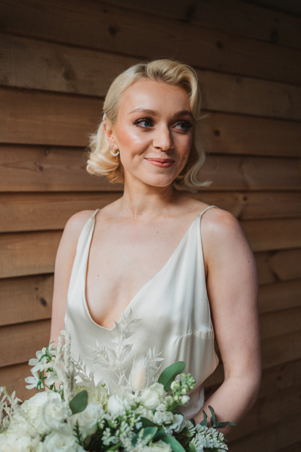 Bride Make Up Upthorpe Wood Wedding Emily Tyler Photography