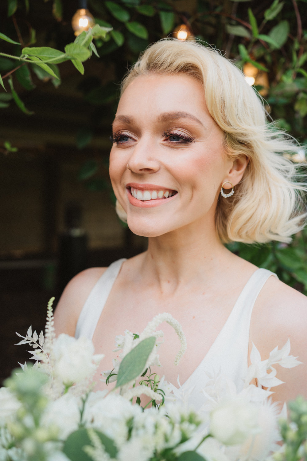 Bride Bridal Make Up Upthorpe Wood Wedding Emily Tyler Photography